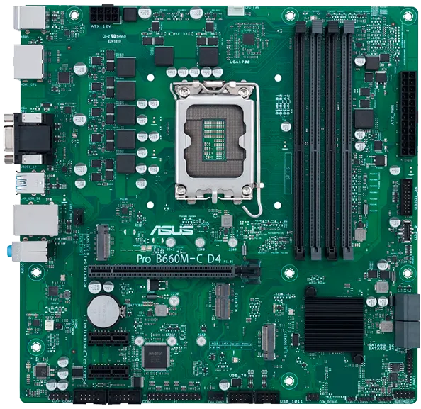 Материнская плата Asus Pro B660M-C D4-CSM